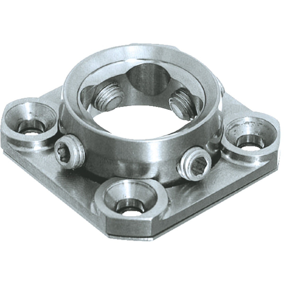 4-Hole Rotatable Pyramid Receiver - Titanium