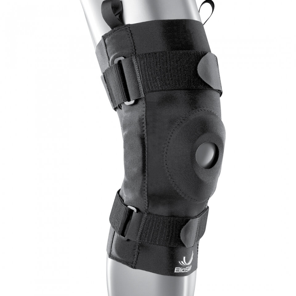 Genouillère Knee SkinMC articulée et enfilable - rotule dégagée