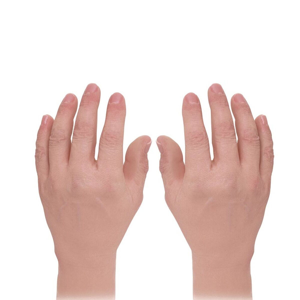 Prothèses feminin de silicone pour mains partielles (Modèle 103)