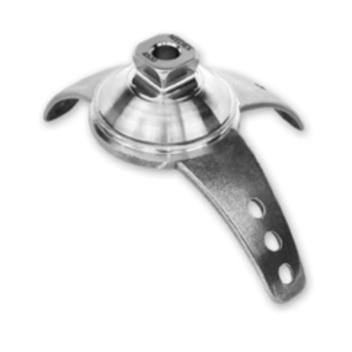 Adaptateur ancré à 3 pointes et à trou, pour lamination