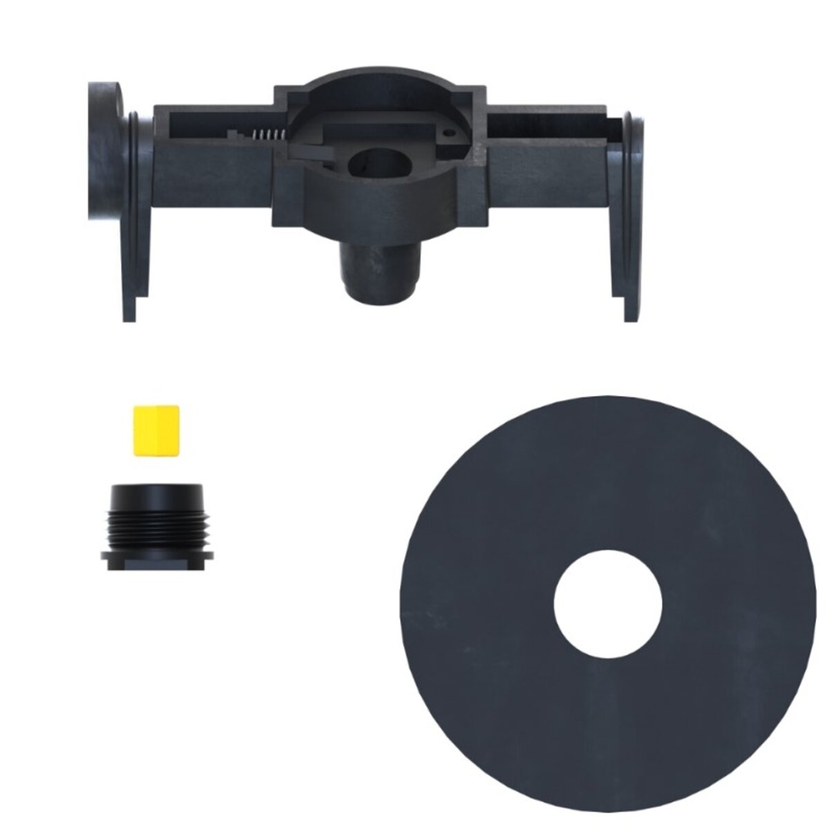 Distal End Pad Compatible Suction System