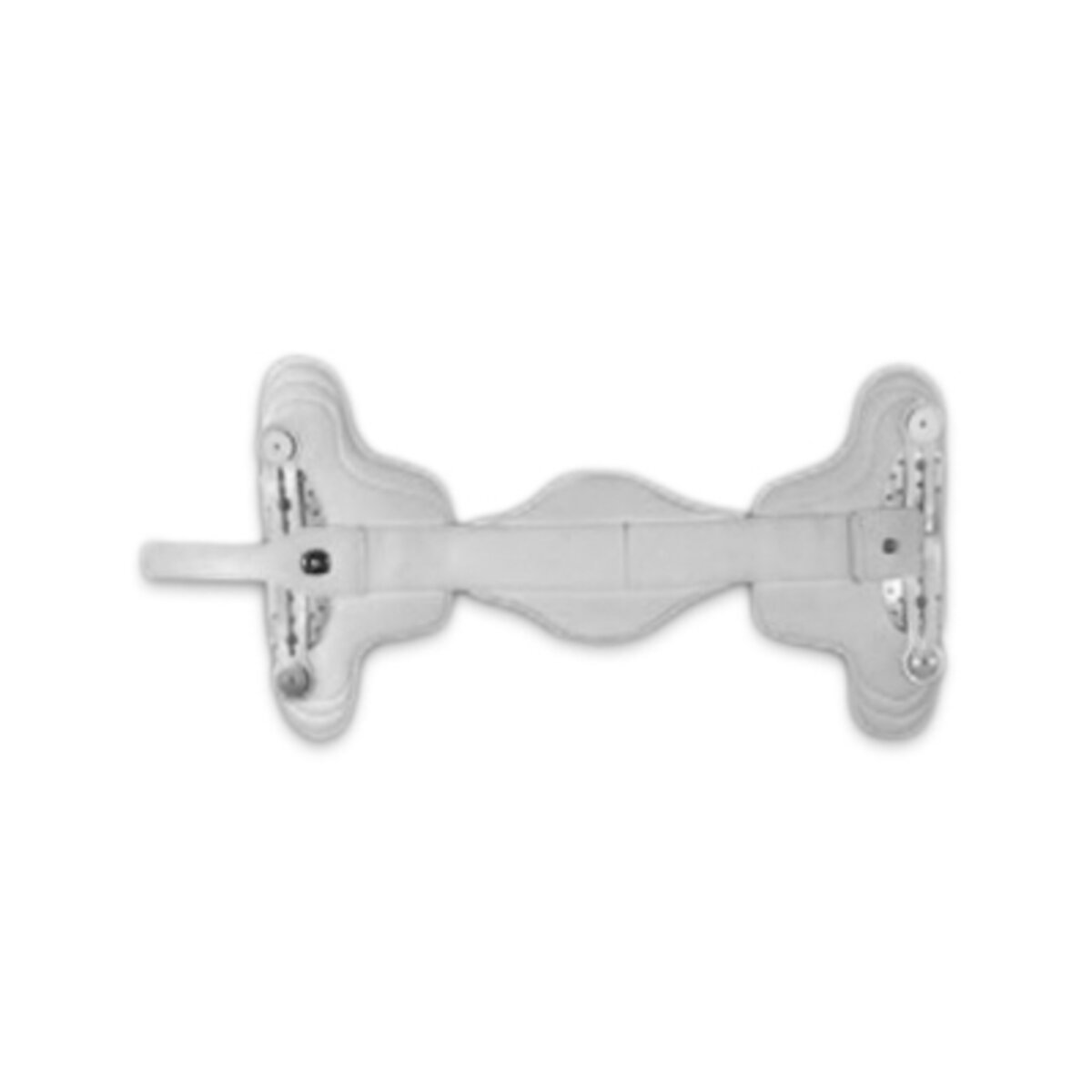 Montants latéraux ajustables B.O.S.S. et coussin thoracolombaire avec fermeture à bouton pression