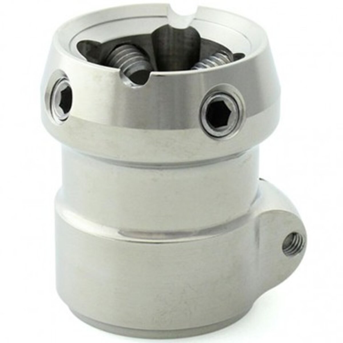 Tube Clamp Adapter with Drain Holes - Titanium
